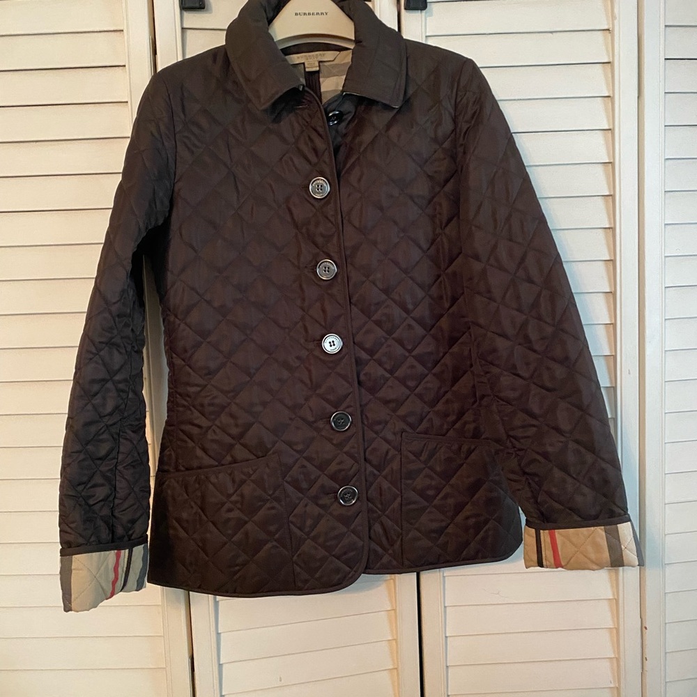 Burberry Brown Quilted Jacket